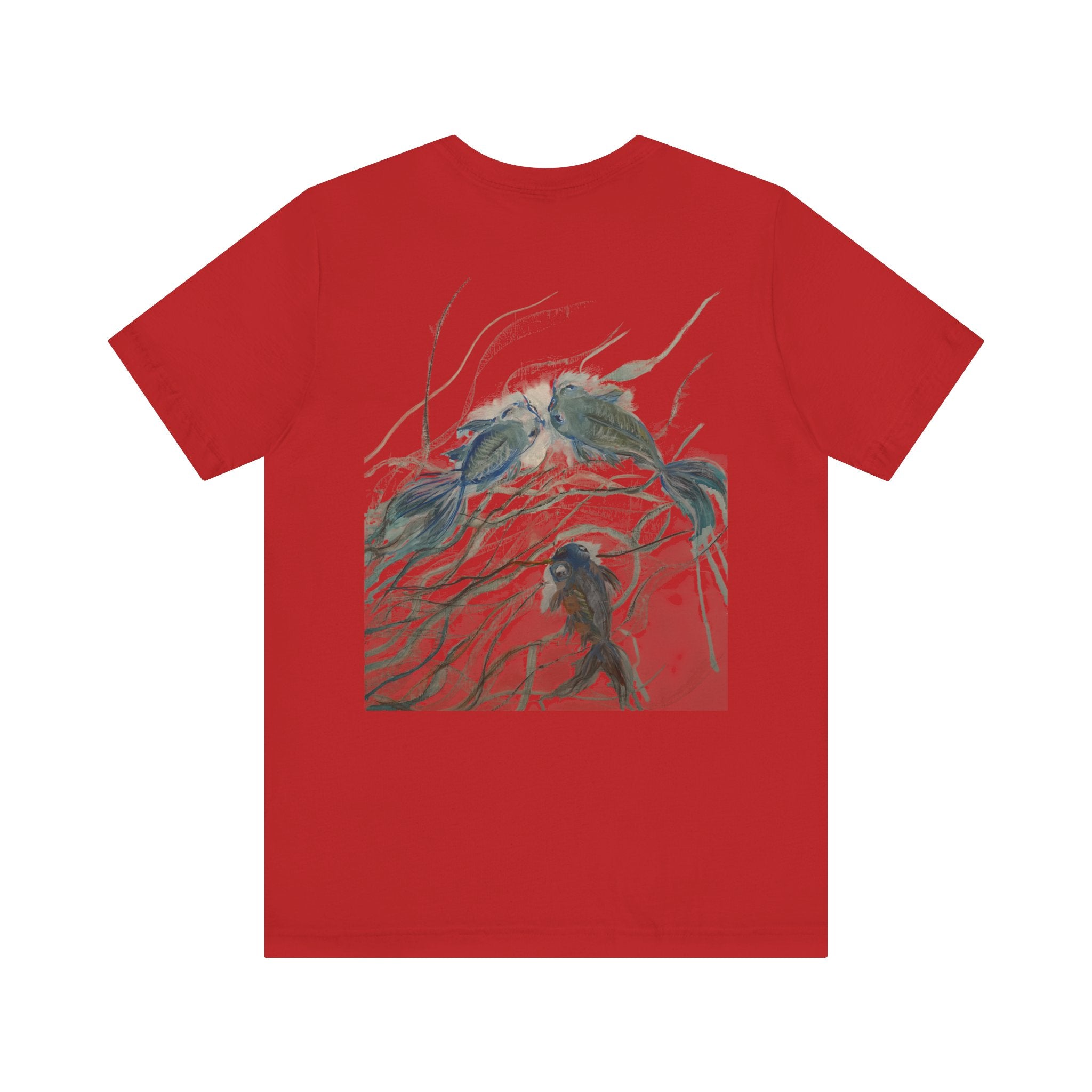 Koi Pond Tee — Artistic Watercolor Fish Graphic T-Shirt — NL