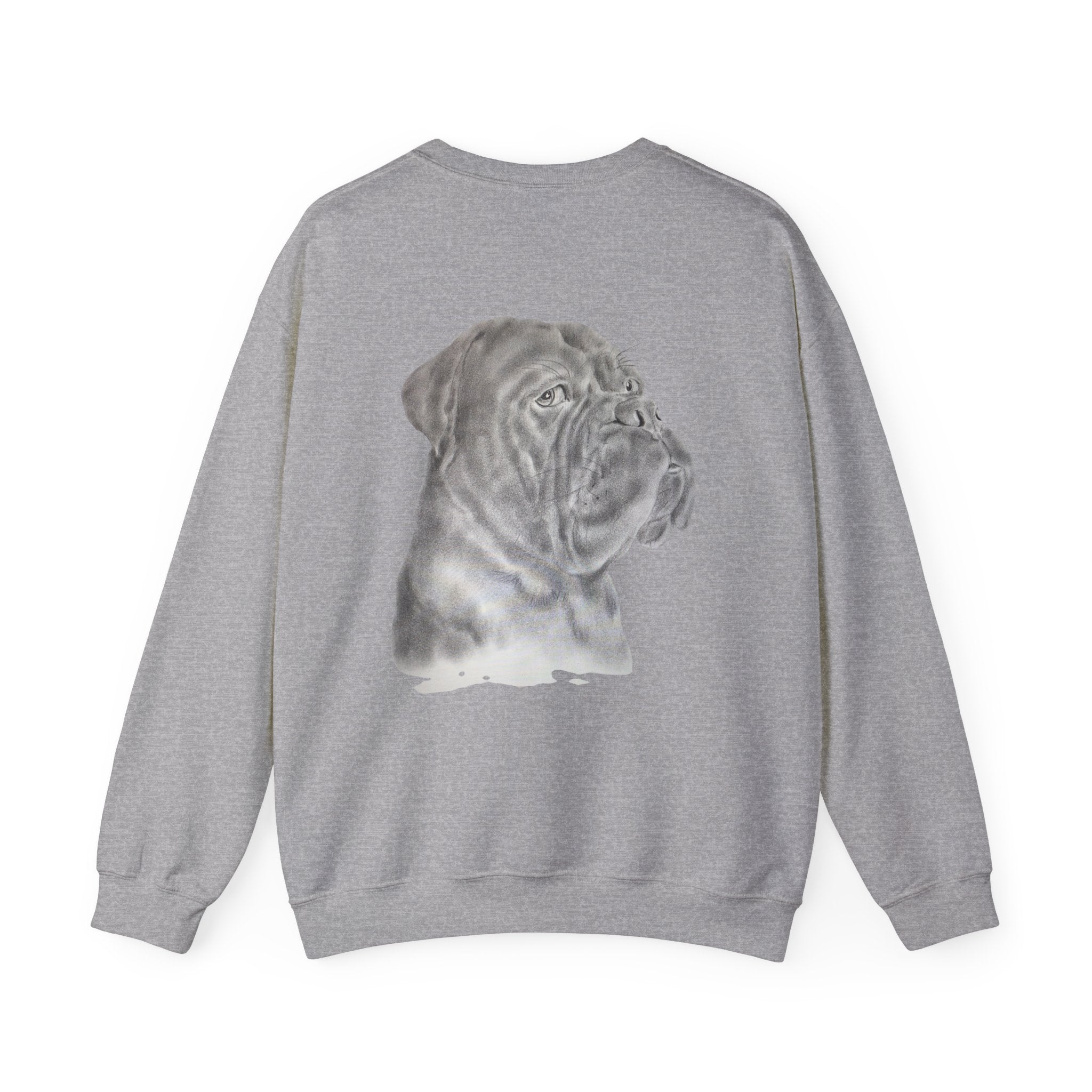 Bonzo Portrait Crewneck Sweatshirt — Realistic Dog Art Pullover