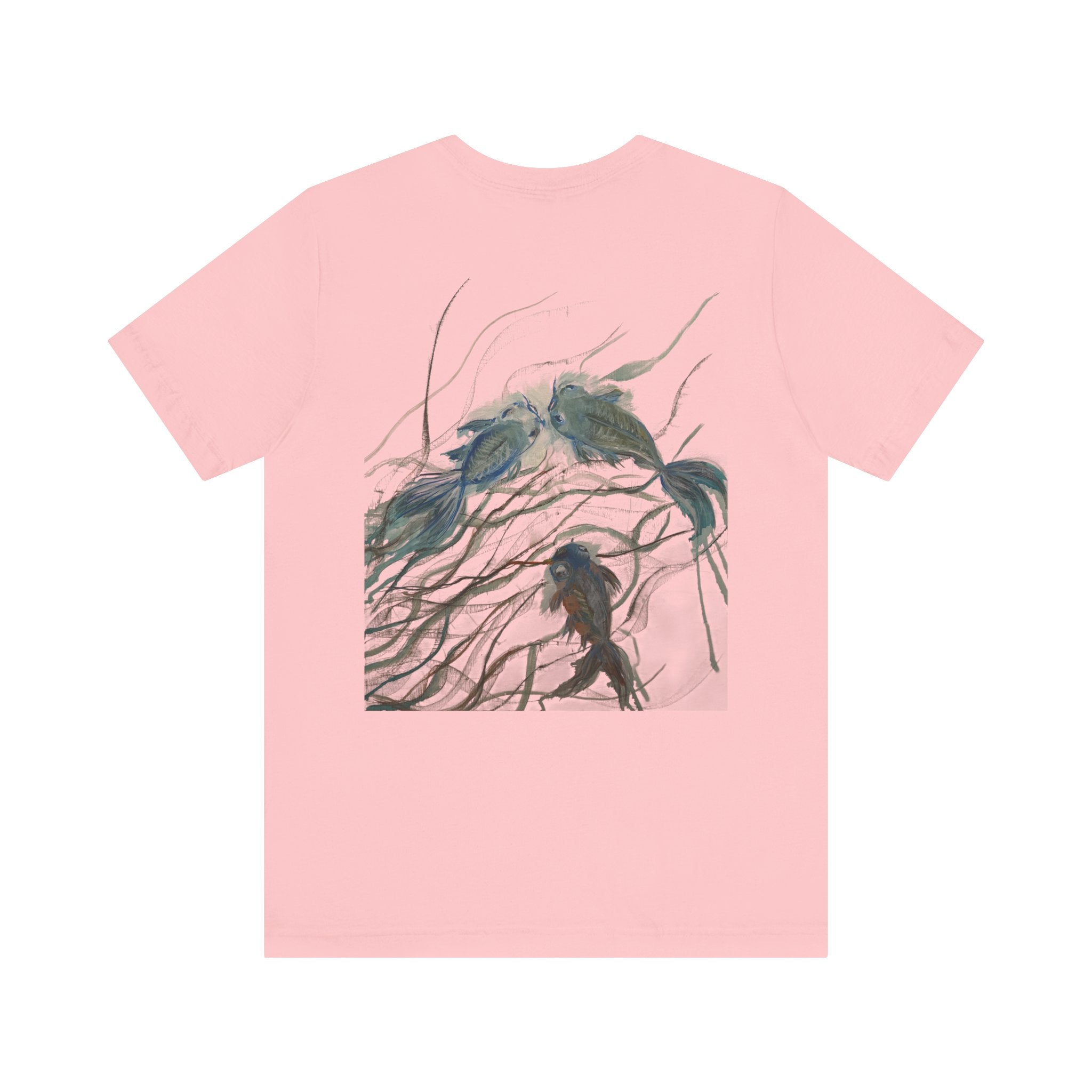 Koi Pond Tee — Artistic Watercolor Fish Graphic T-Shirt — NL
