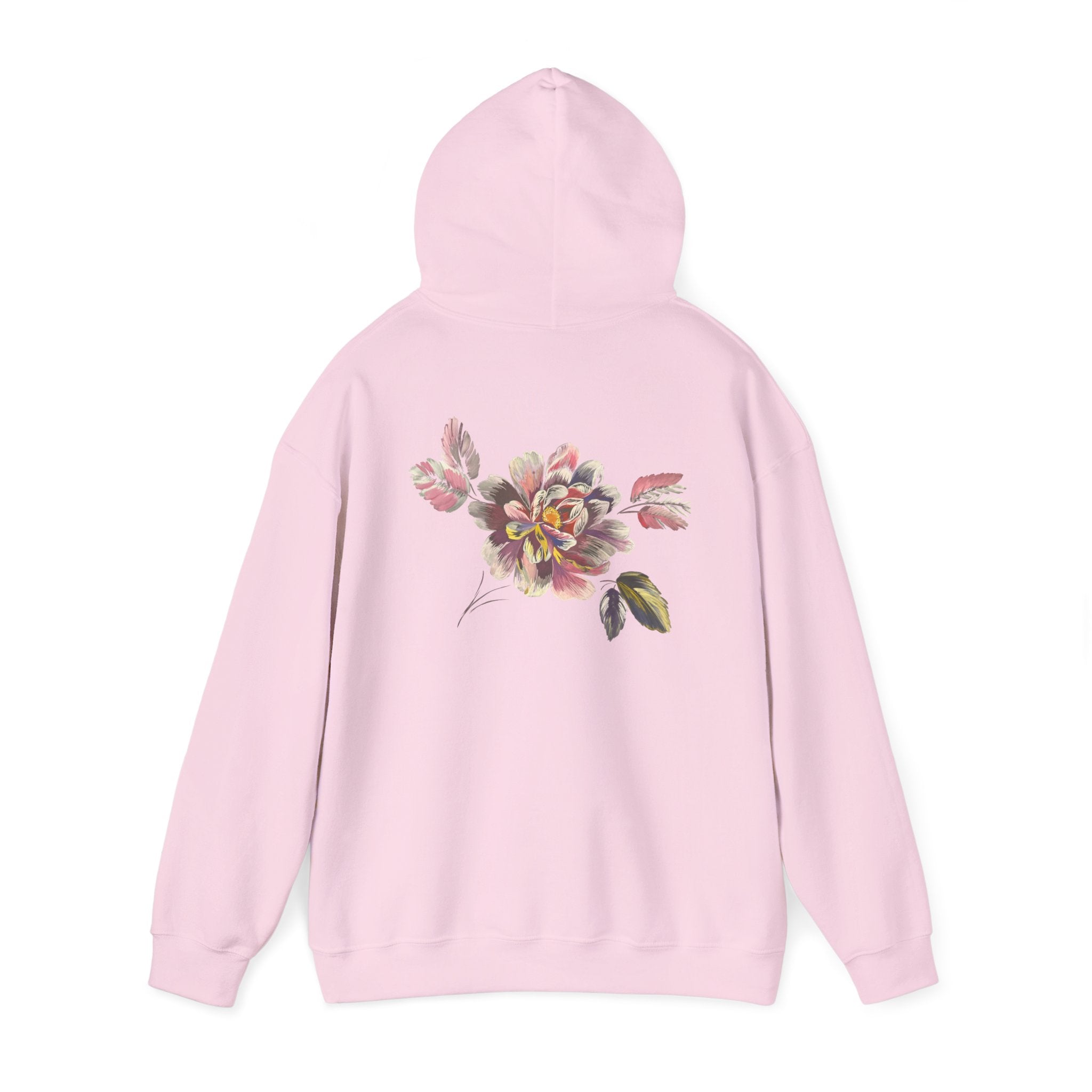 Floral Vintage Rose Hoodie — Watercolor Garden Sweatshirt