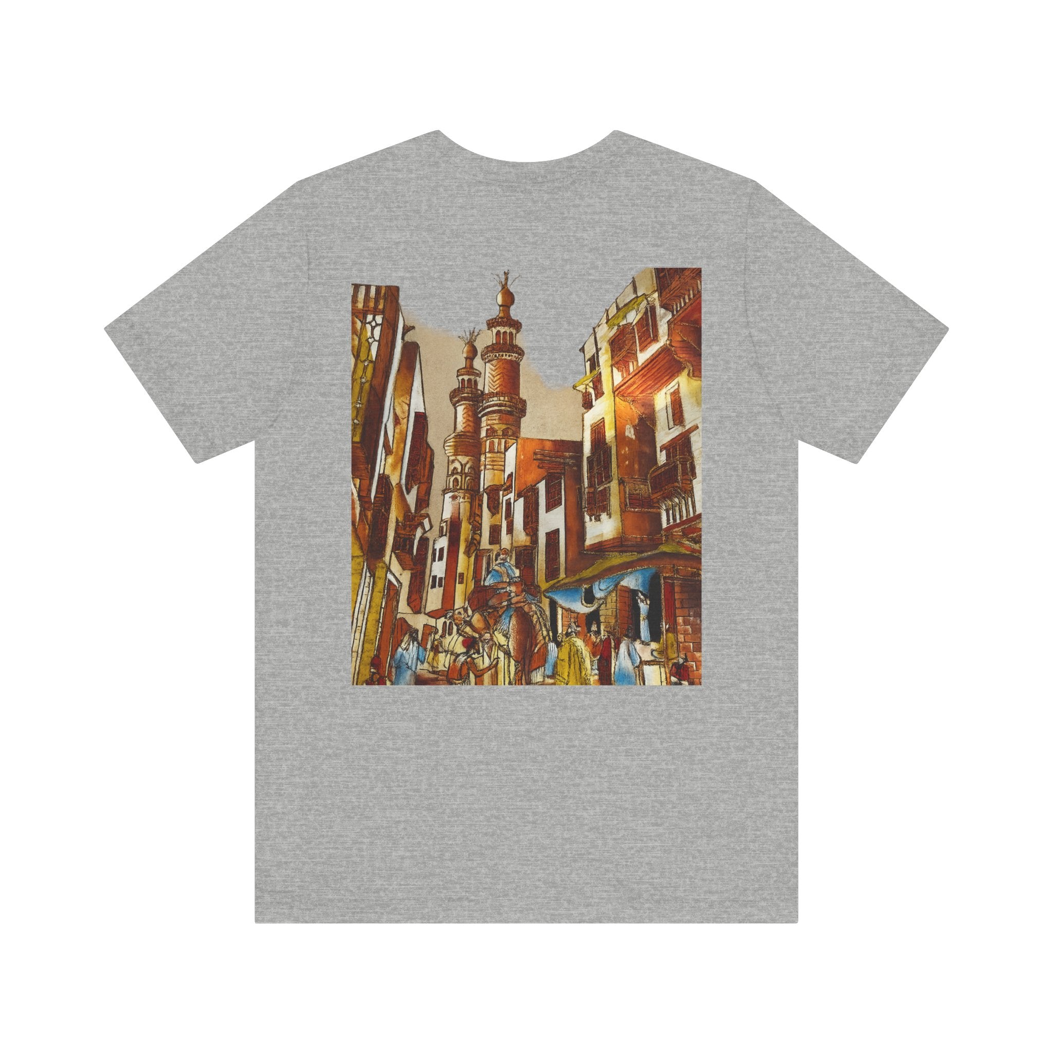 City Market Vintage Art Tee — Egyptian Scene Graphic T-Shirt