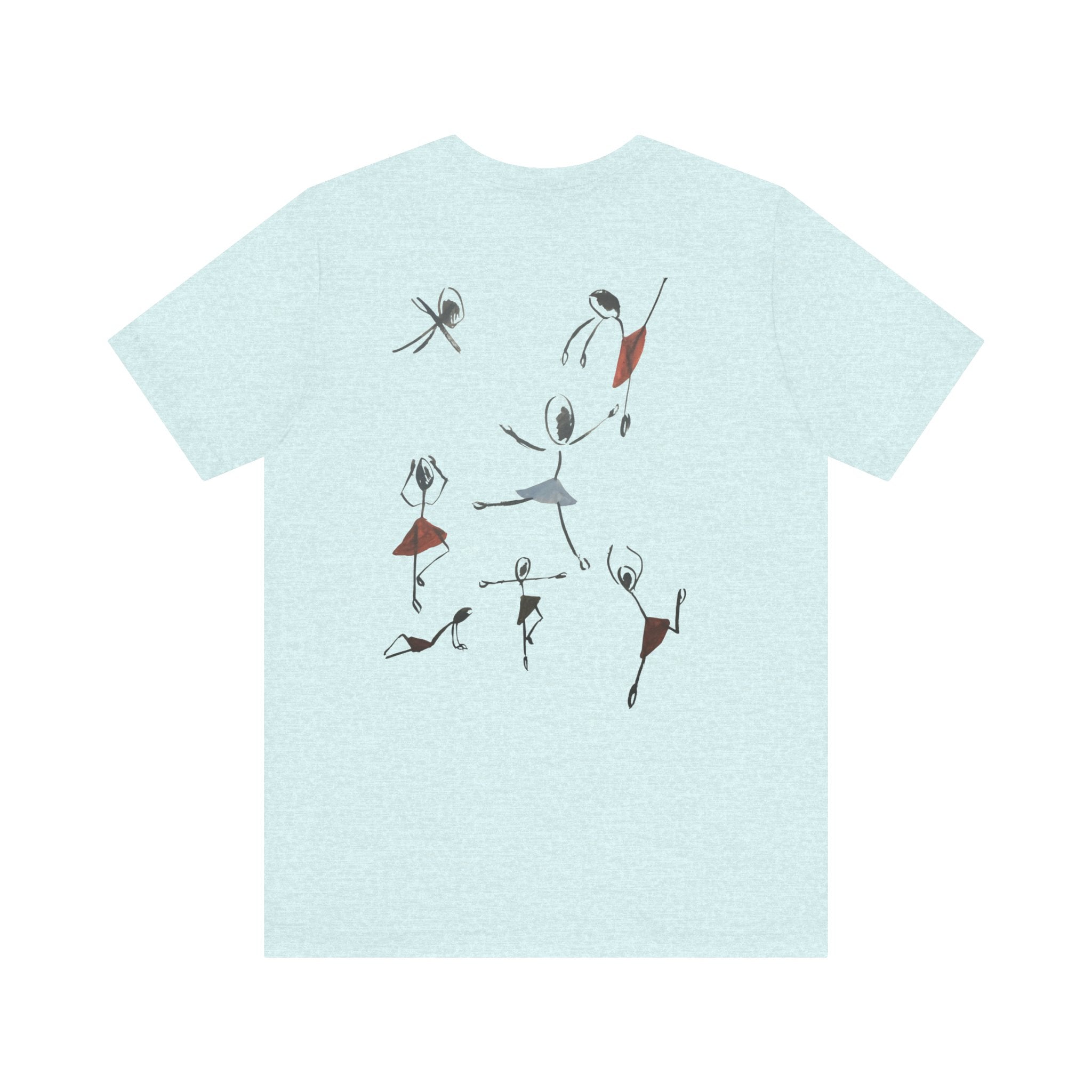 Dancer Sketch Tee — Minimal Ballet Silhouettes Graphic T-Shirt