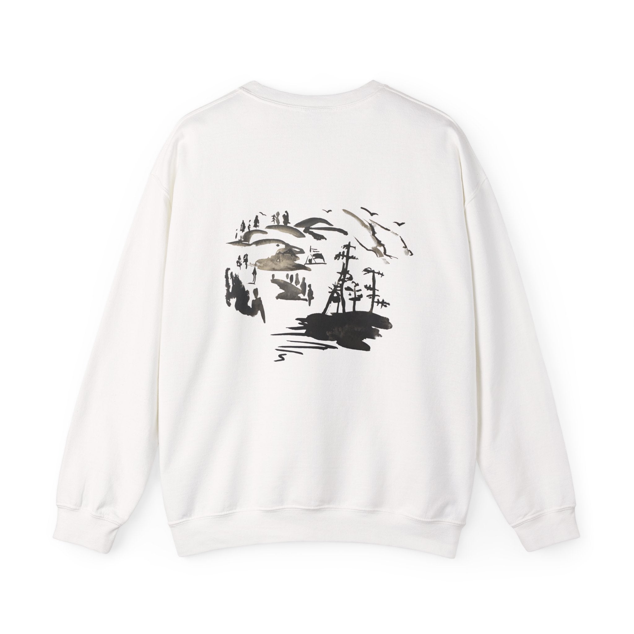 Nature Ink Crewneck Sweatshirt — Minimal NL Logo