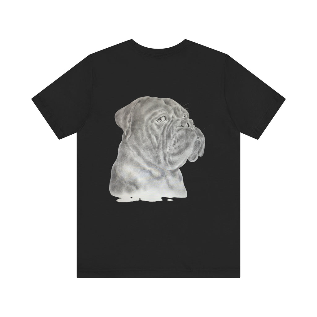 Bonzo Portrait Tee — Realistic Dog Art Graphic T-Shirt