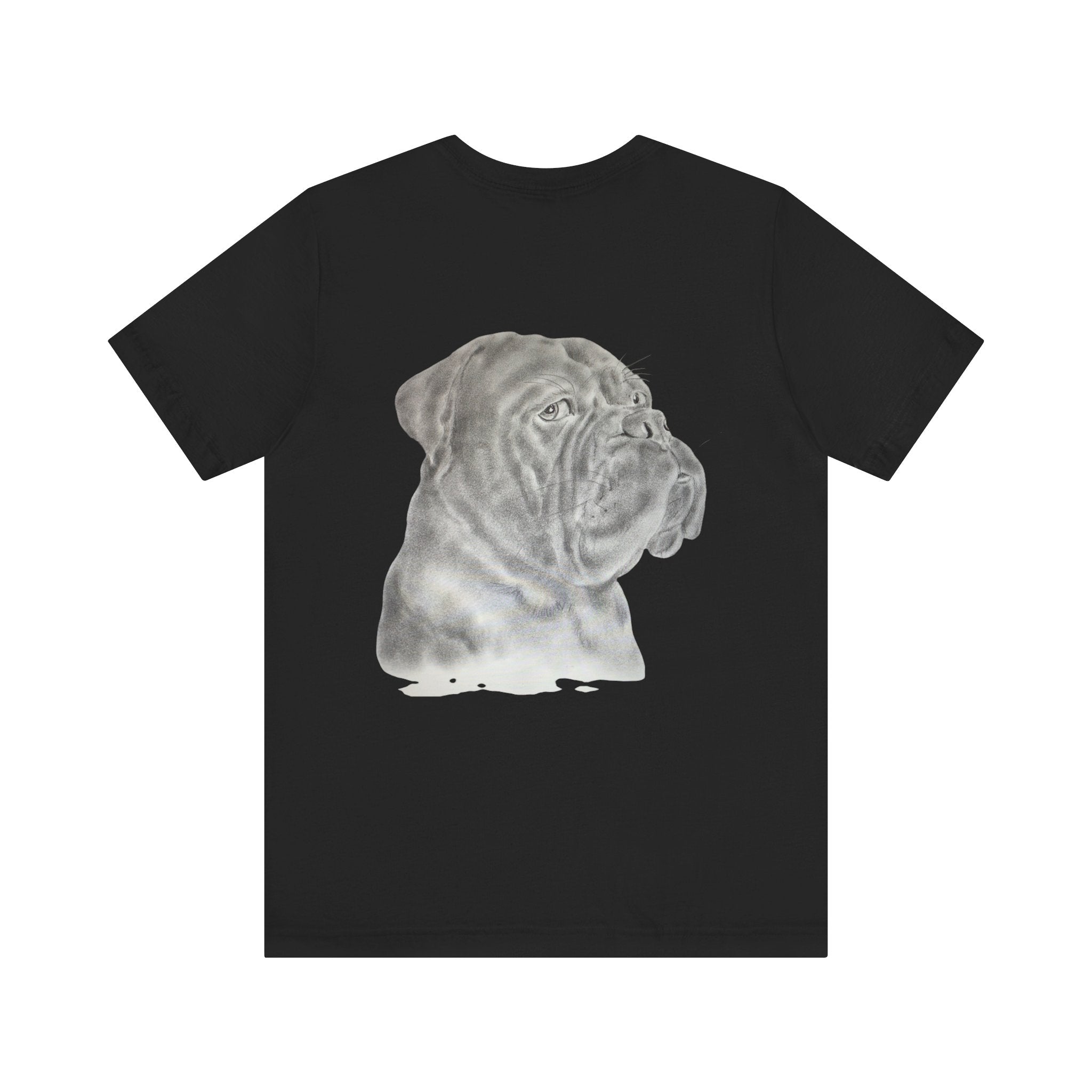 Bonzo Portrait Tee — Realistic Dog Art Graphic T-Shirt