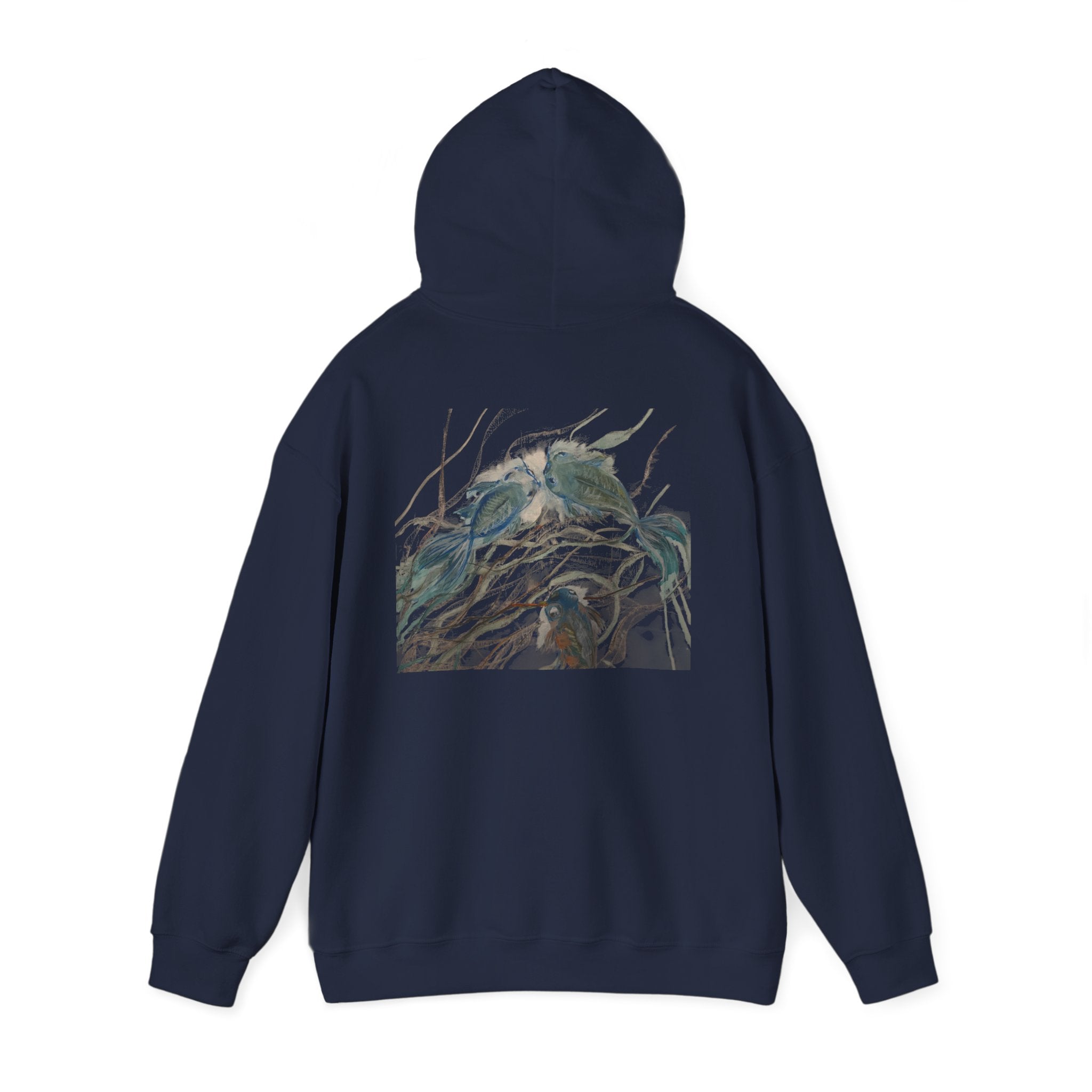 Koi Fish Swimming - Hoodie