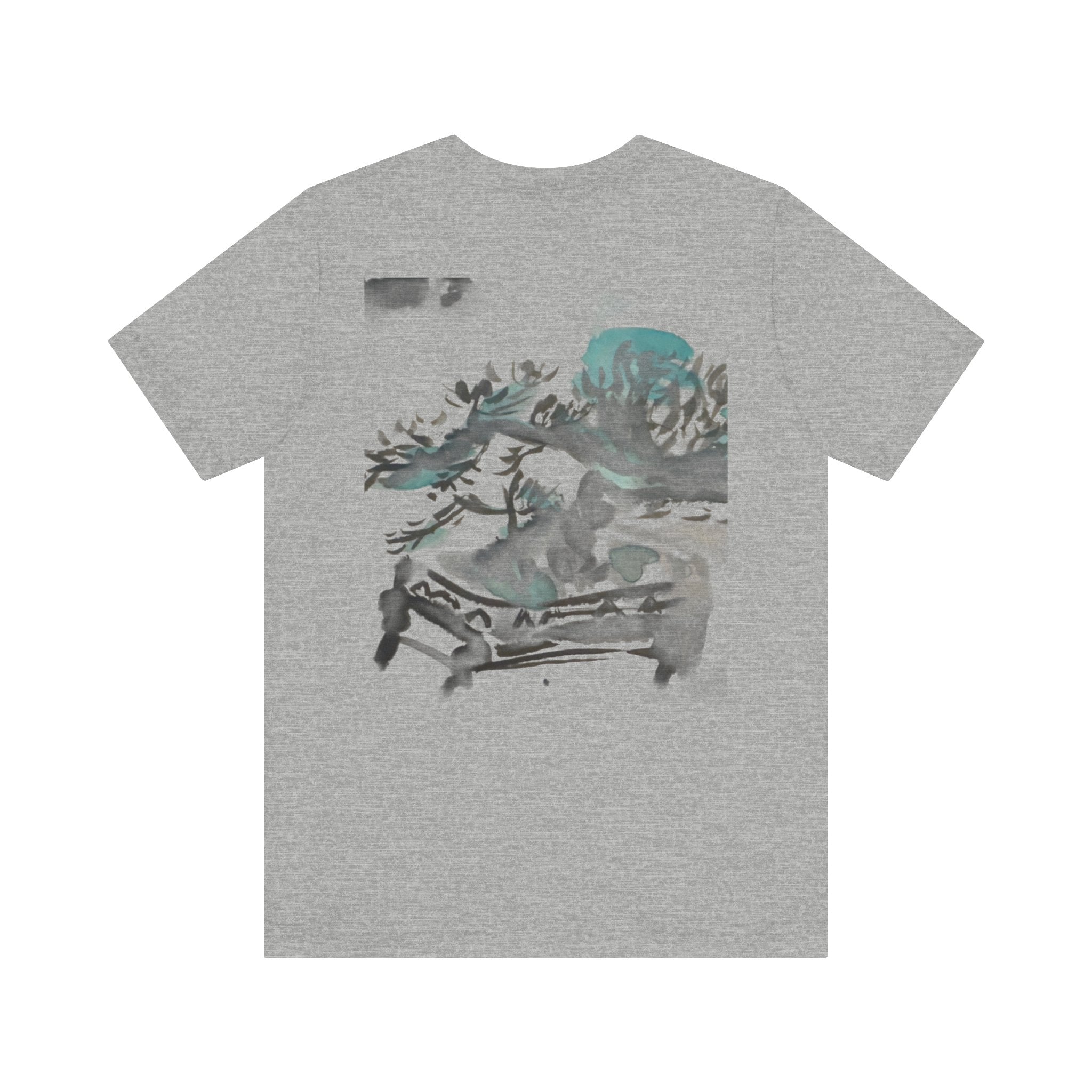 Pine Bonsai Watercolor T‑Shirt — Artistic Nature Graphic Tee — NL