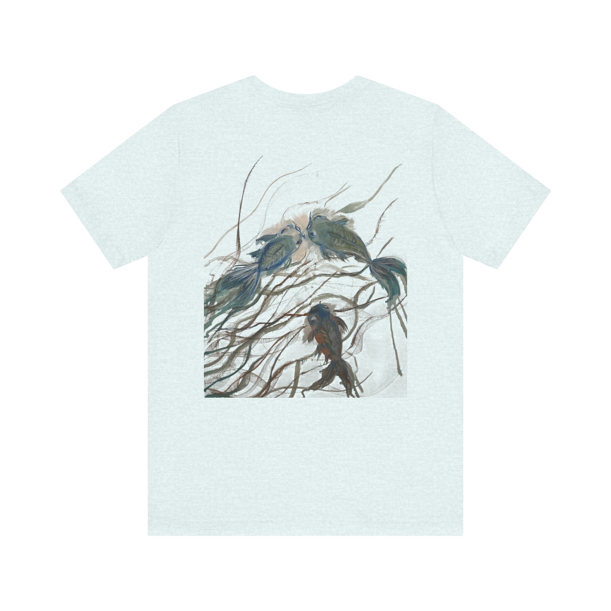 Koi Pond Tee — Artistic Watercolor Fish Graphic T-Shirt — NL