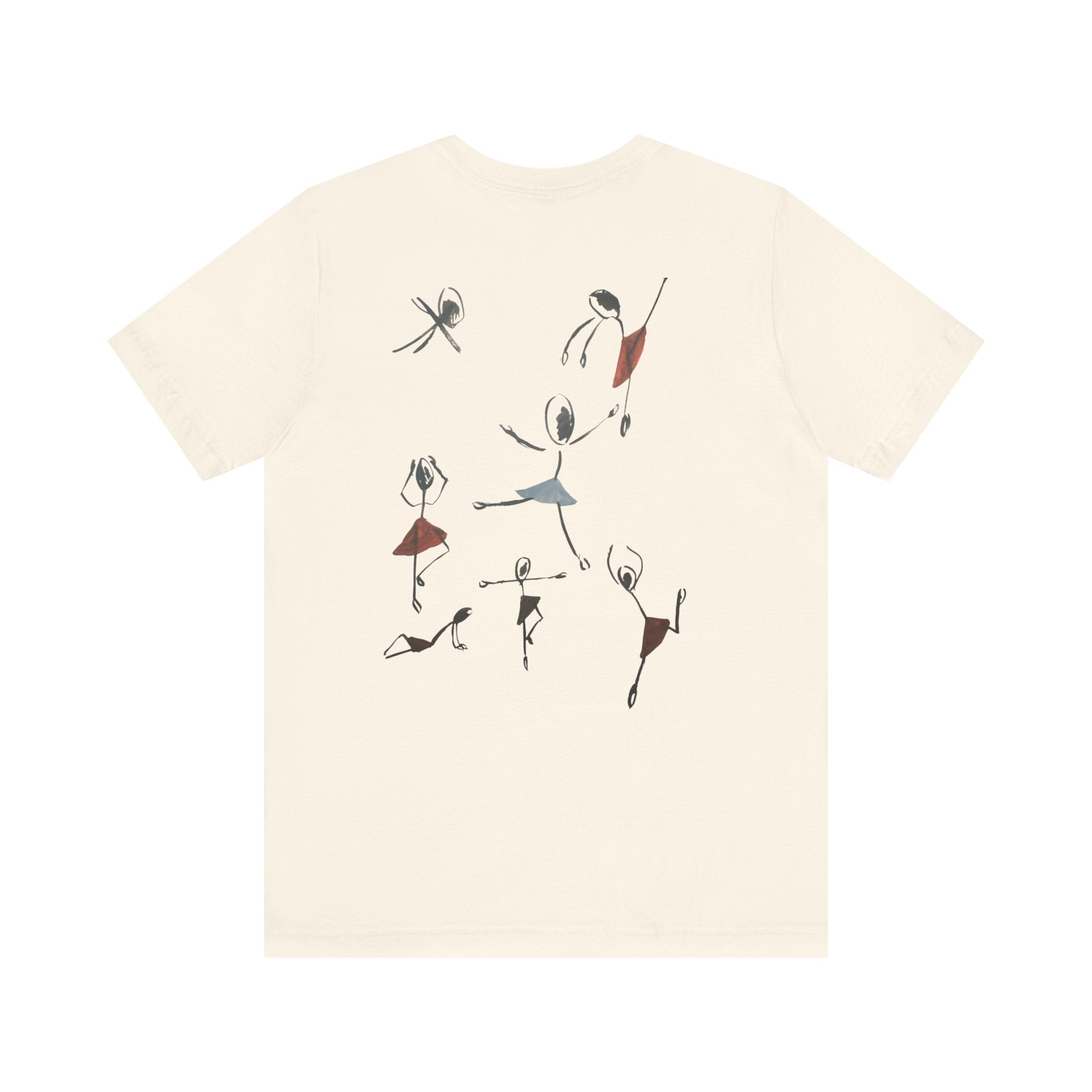 Dancer Sketch Tee — Minimal Ballet Silhouettes Graphic T-Shirt