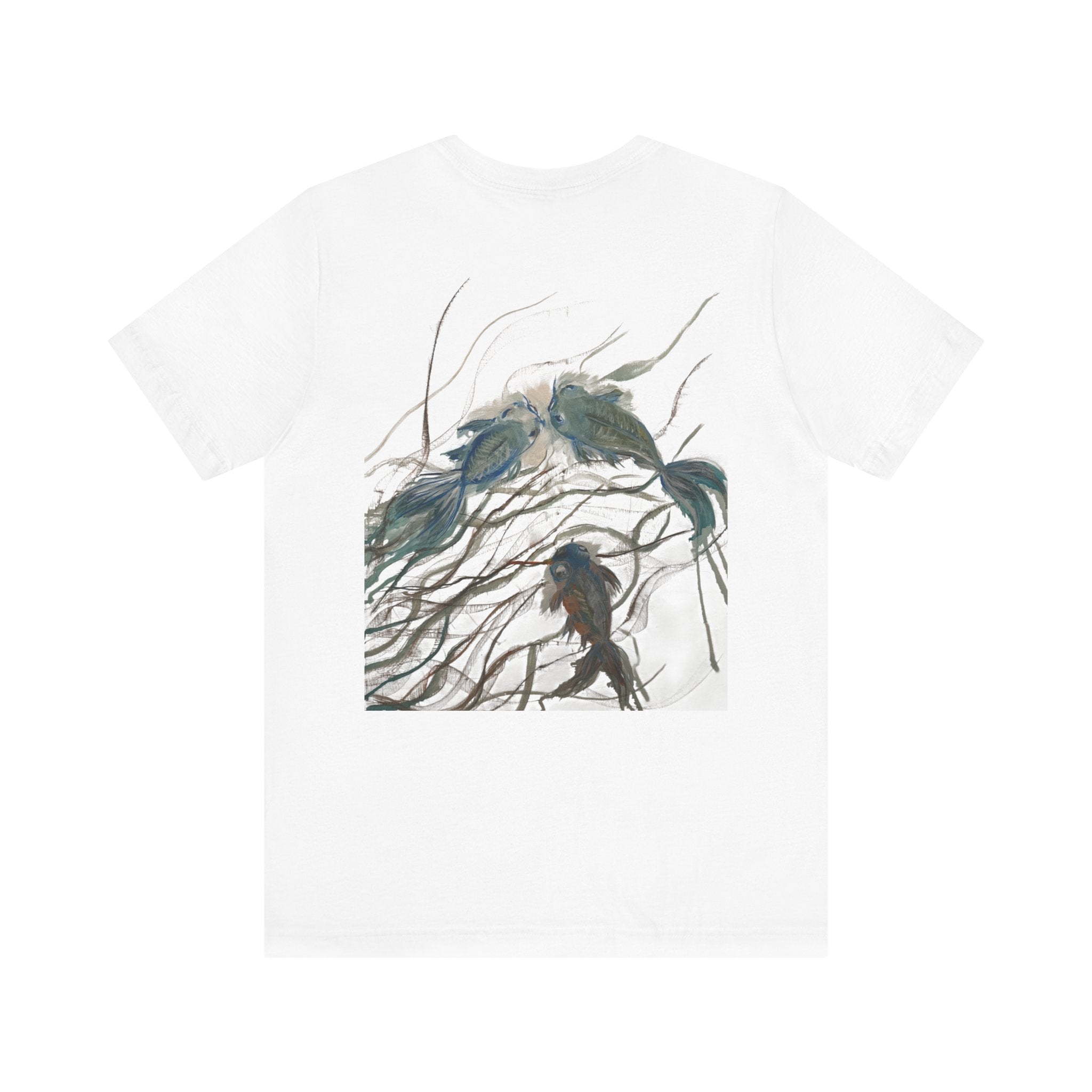 Koi Pond Tee — Artistic Watercolor Fish Graphic T-Shirt — NL