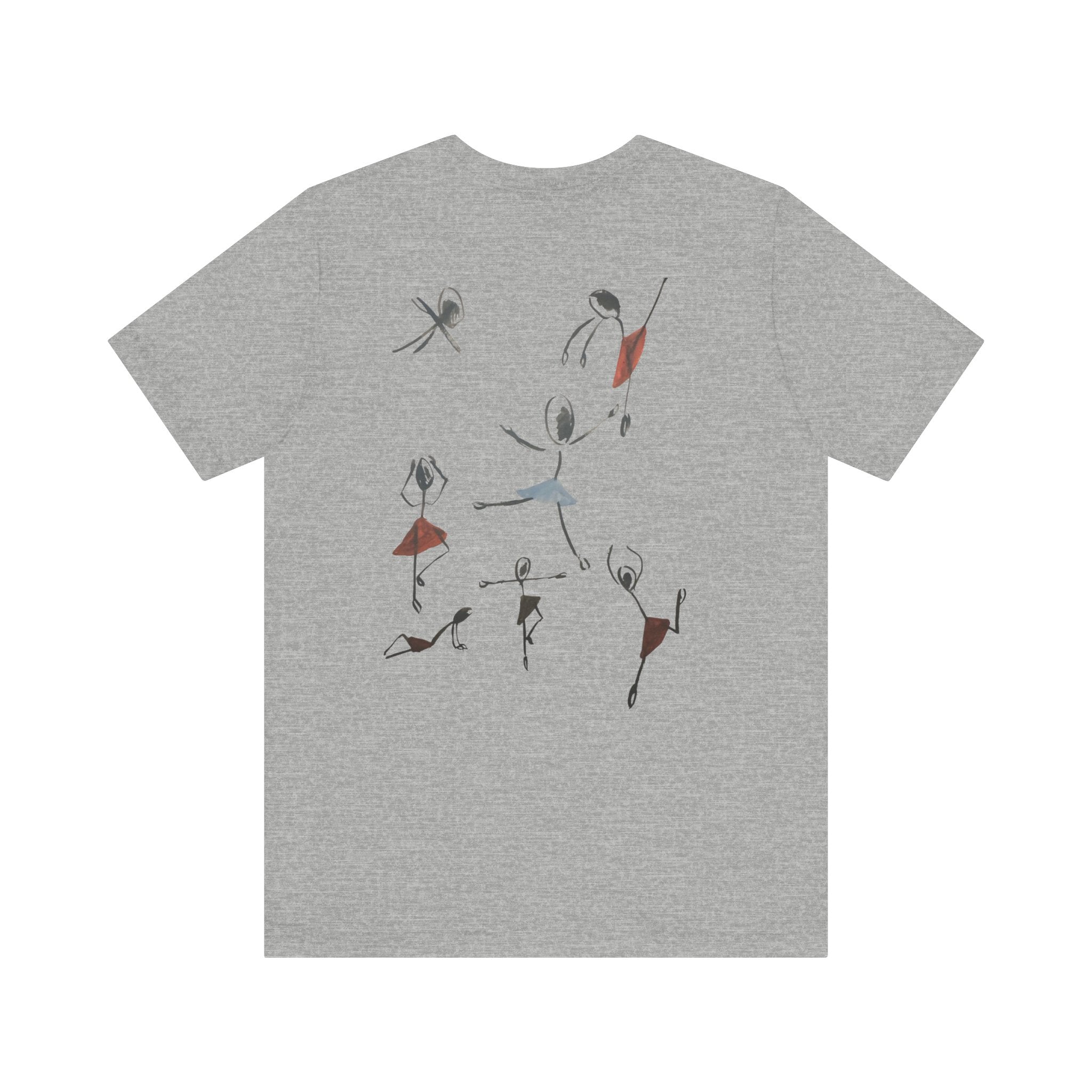 Dancer Sketch Tee — Minimal Ballet Silhouettes Graphic T-Shirt