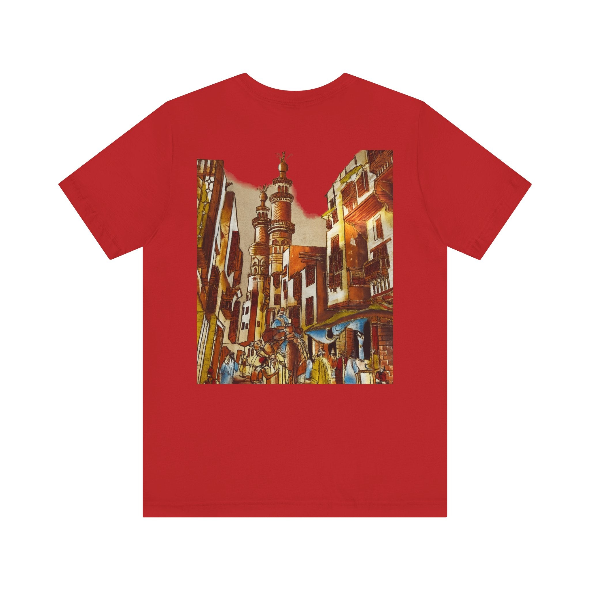 City Market Vintage Art Tee — Egyptian Scene Graphic T-Shirt