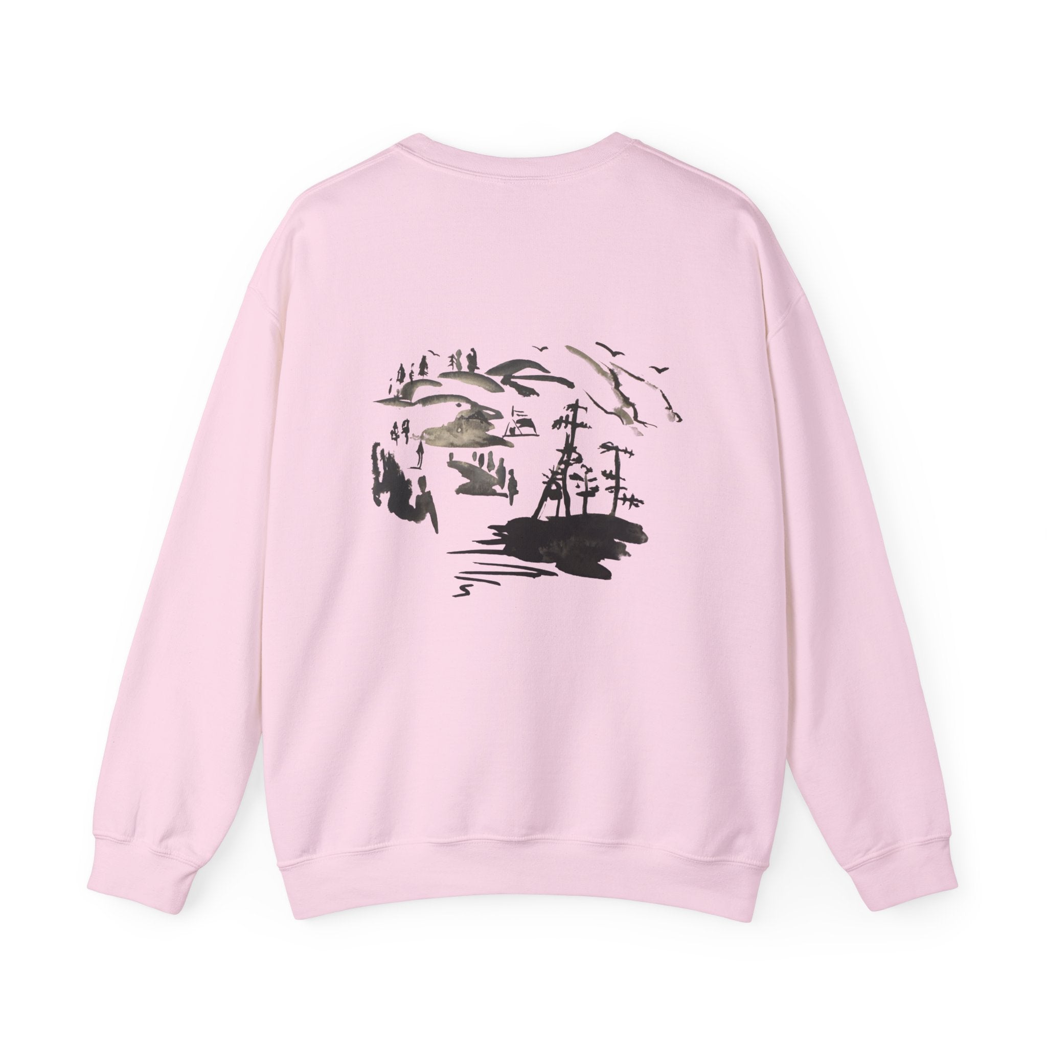 Nature Ink Crewneck Sweatshirt — Minimal NL Logo