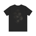 Floral Sketch Tee — Minimal Rose Line Art Short Sleeve T-Shirt