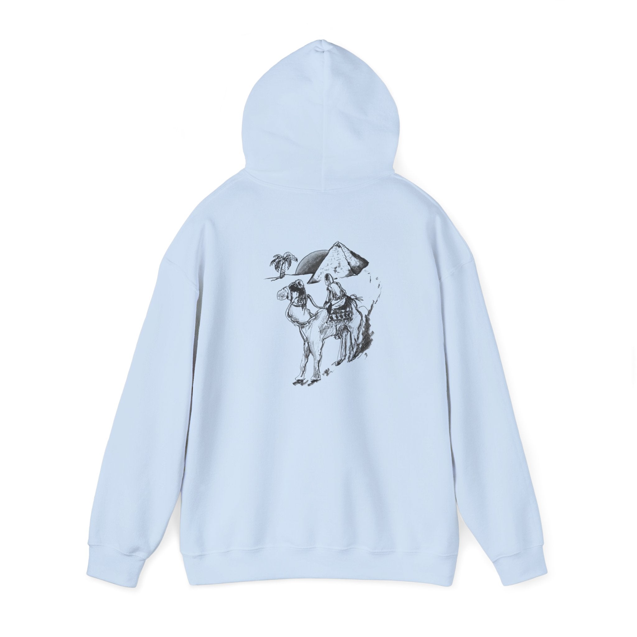 Camel Sketch Hoodie — Eastern Graphic Pullover