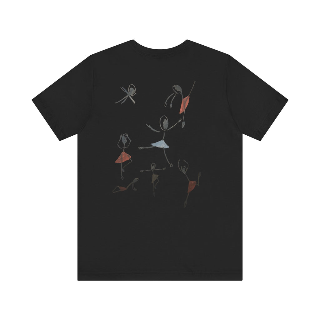 Dancer Sketch Tee — Minimal Ballet Silhouettes Graphic T-Shirt