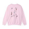 Ballet Dancers Crewneck Sweatshirt — Minimal Sketch Dance Graphic