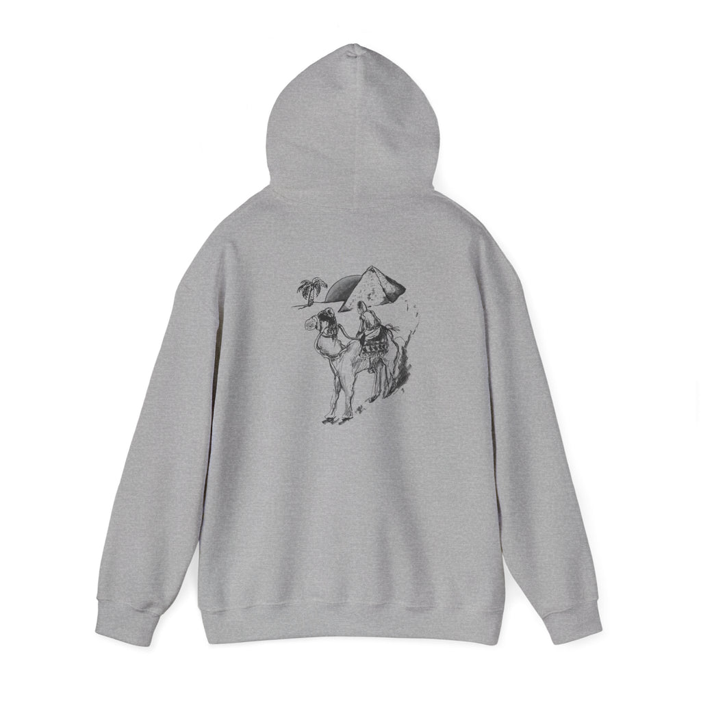 Camel Sketch Hoodie — Eastern Graphic Pullover