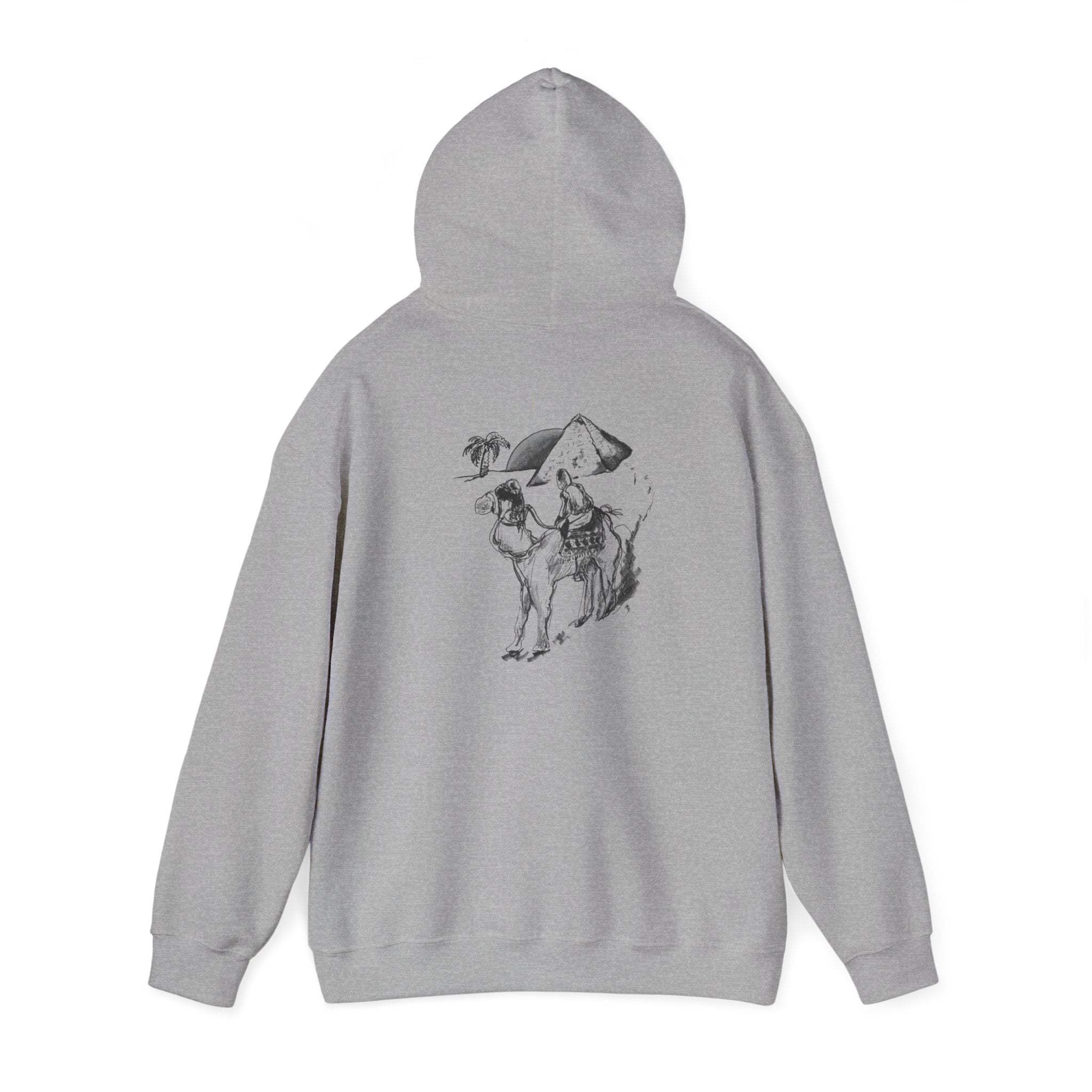 Camel Sketch Hoodie — Eastern Graphic Pullover