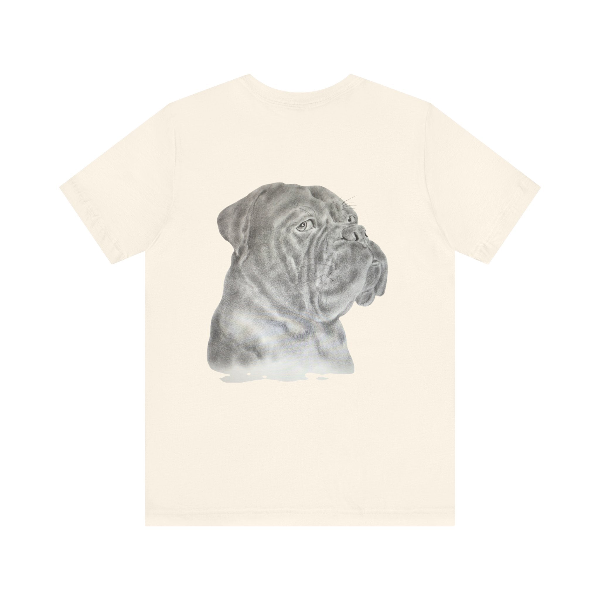 Bonzo Portrait Tee — Realistic Dog Art Graphic T-Shirt