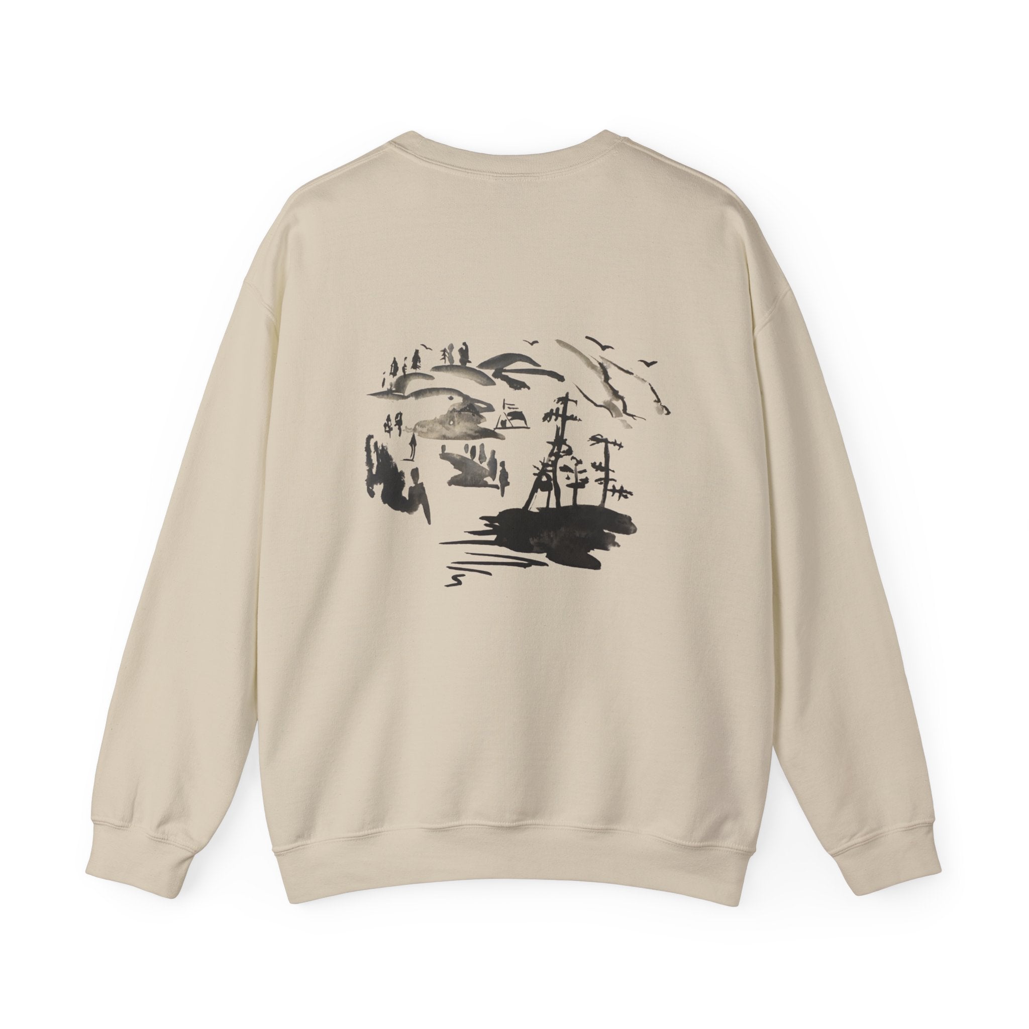 Nature Ink Crewneck Sweatshirt — Minimal NL Logo