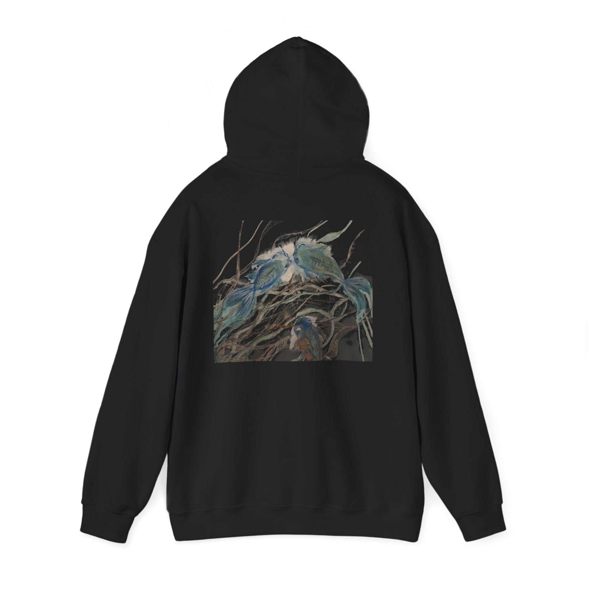 Koi Fish Swimming - Hoodie