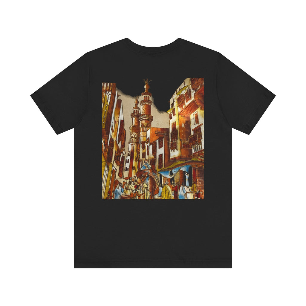 City Market Vintage Art Tee — Egyptian Scene Graphic T-Shirt