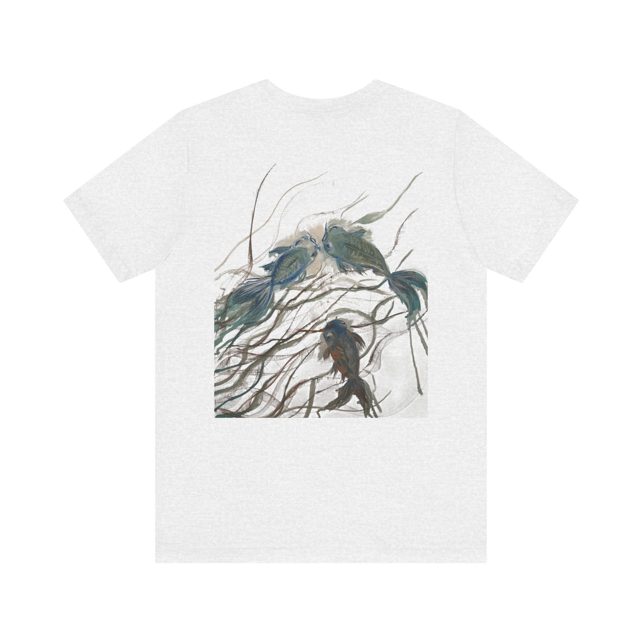 Koi Pond Tee — Artistic Watercolor Fish Graphic T-Shirt — NL