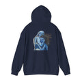 Blue Embrace Art Print - Hoodie Pullover