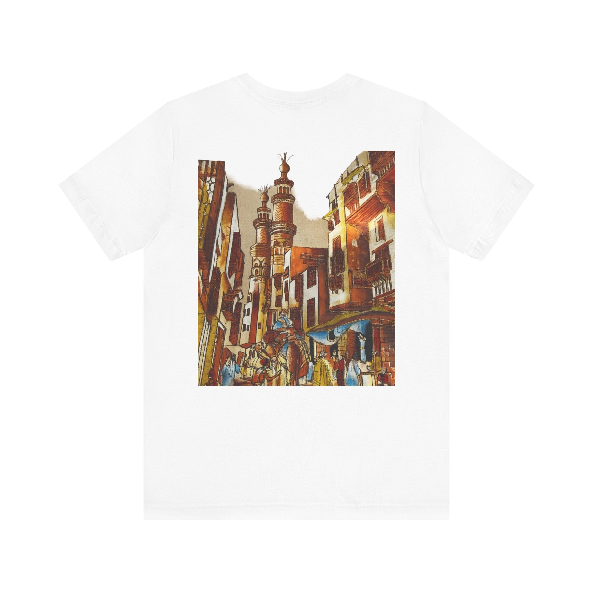 City Market Vintage Art Tee — Egyptian Scene Graphic T-Shirt
