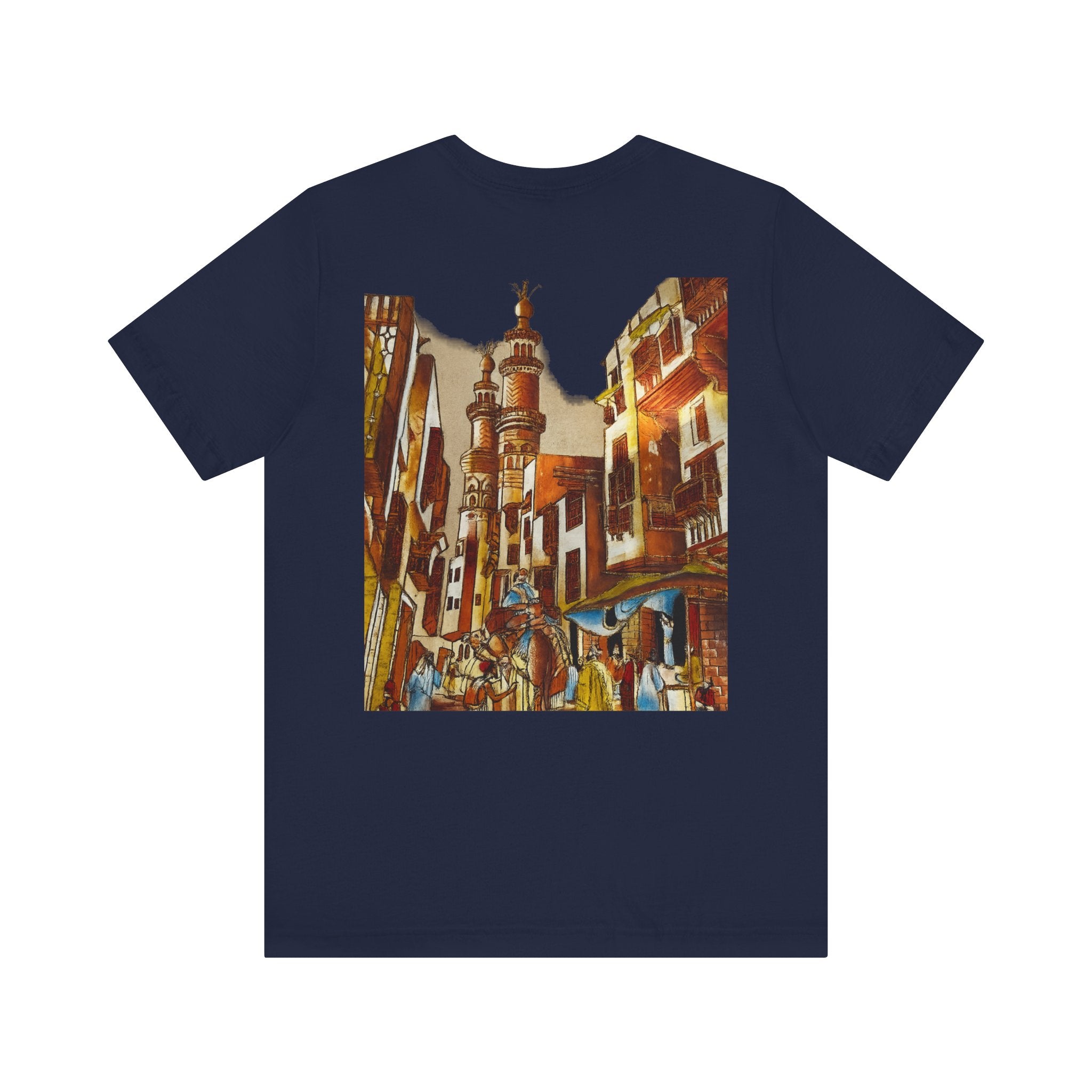 City Market Vintage Art Tee — Egyptian Scene Graphic T-Shirt