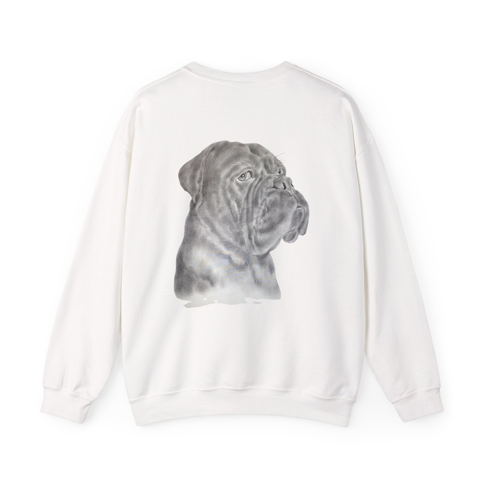 Bonzo Portrait Crewneck Sweatshirt — Realistic Dog Art Pullover