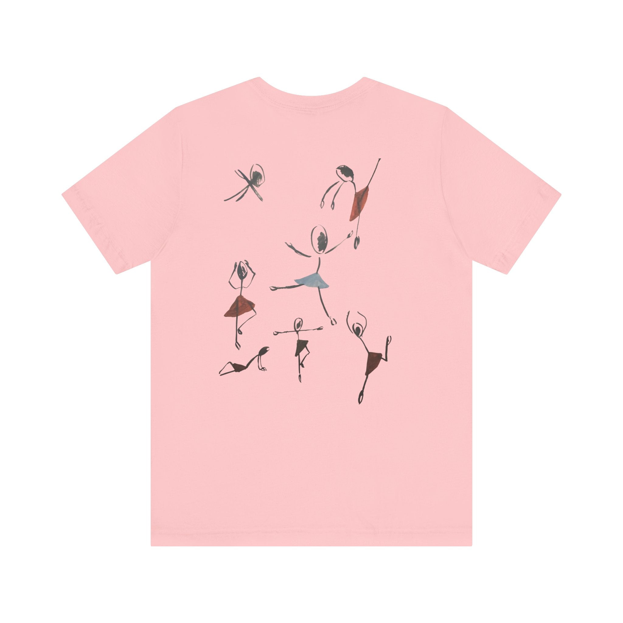 Dancer Sketch Tee — Minimal Ballet Silhouettes Graphic T-Shirt
