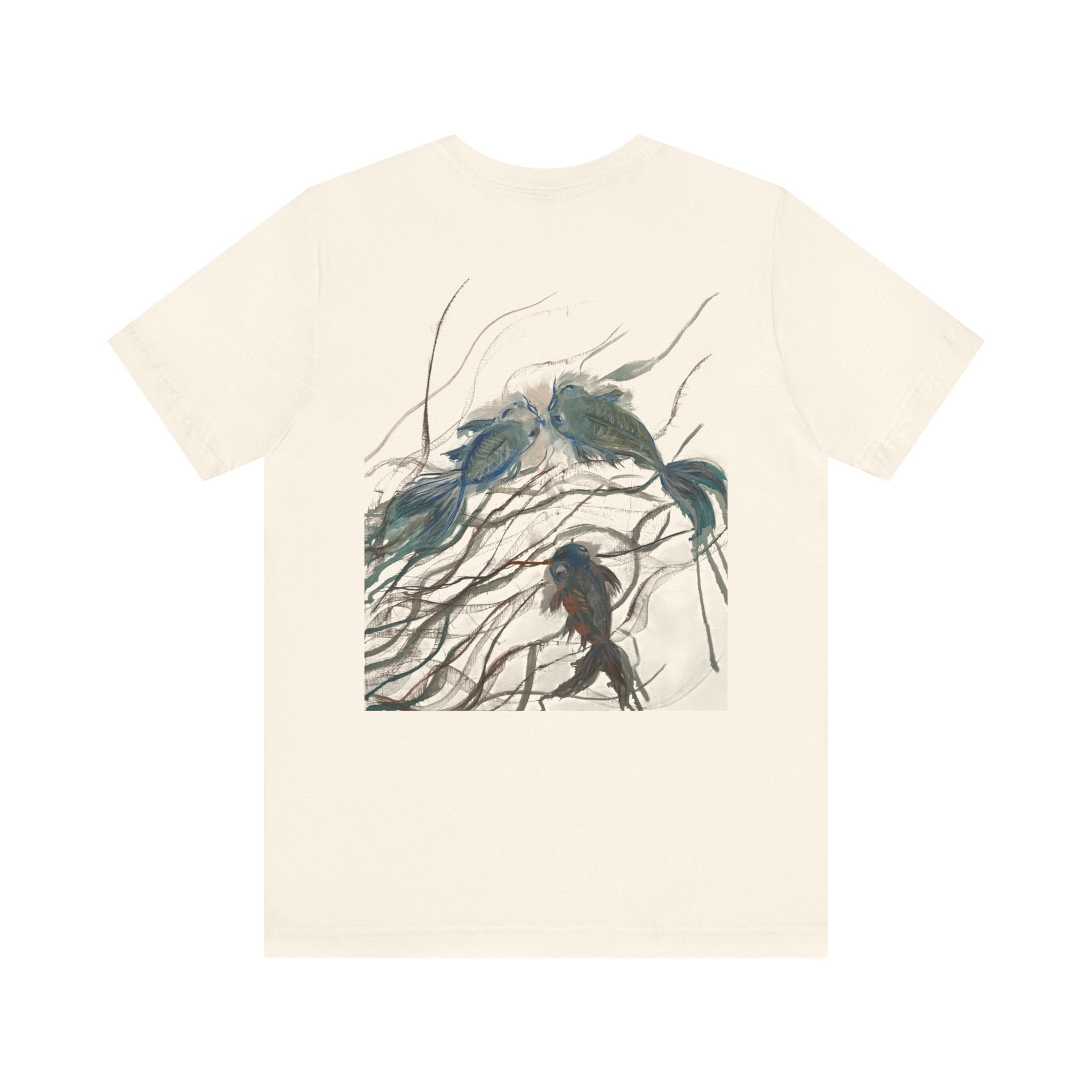 Koi Pond Tee — Artistic Watercolor Fish Graphic T-Shirt — NL