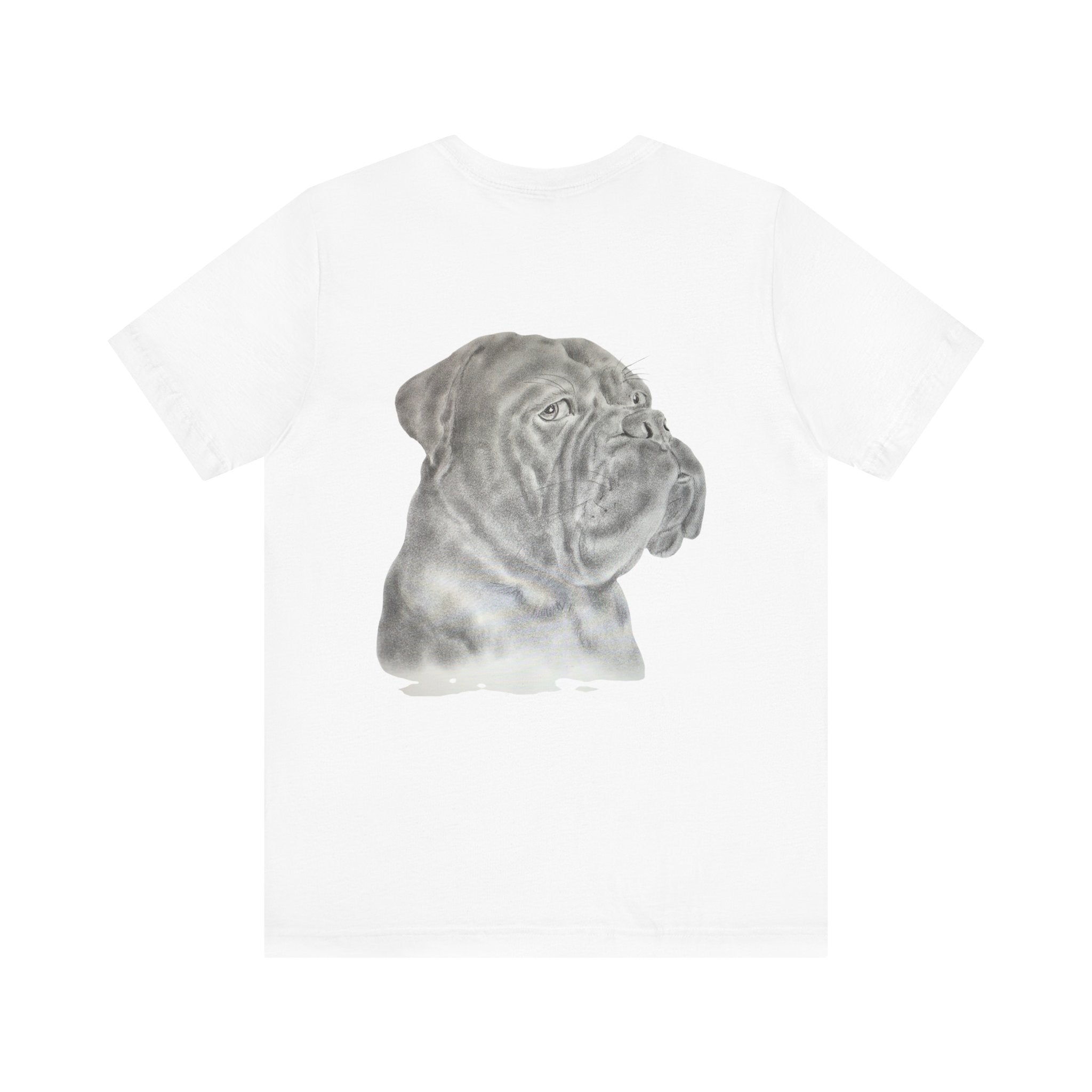 Bonzo Portrait Tee — Realistic Dog Art Graphic T-Shirt