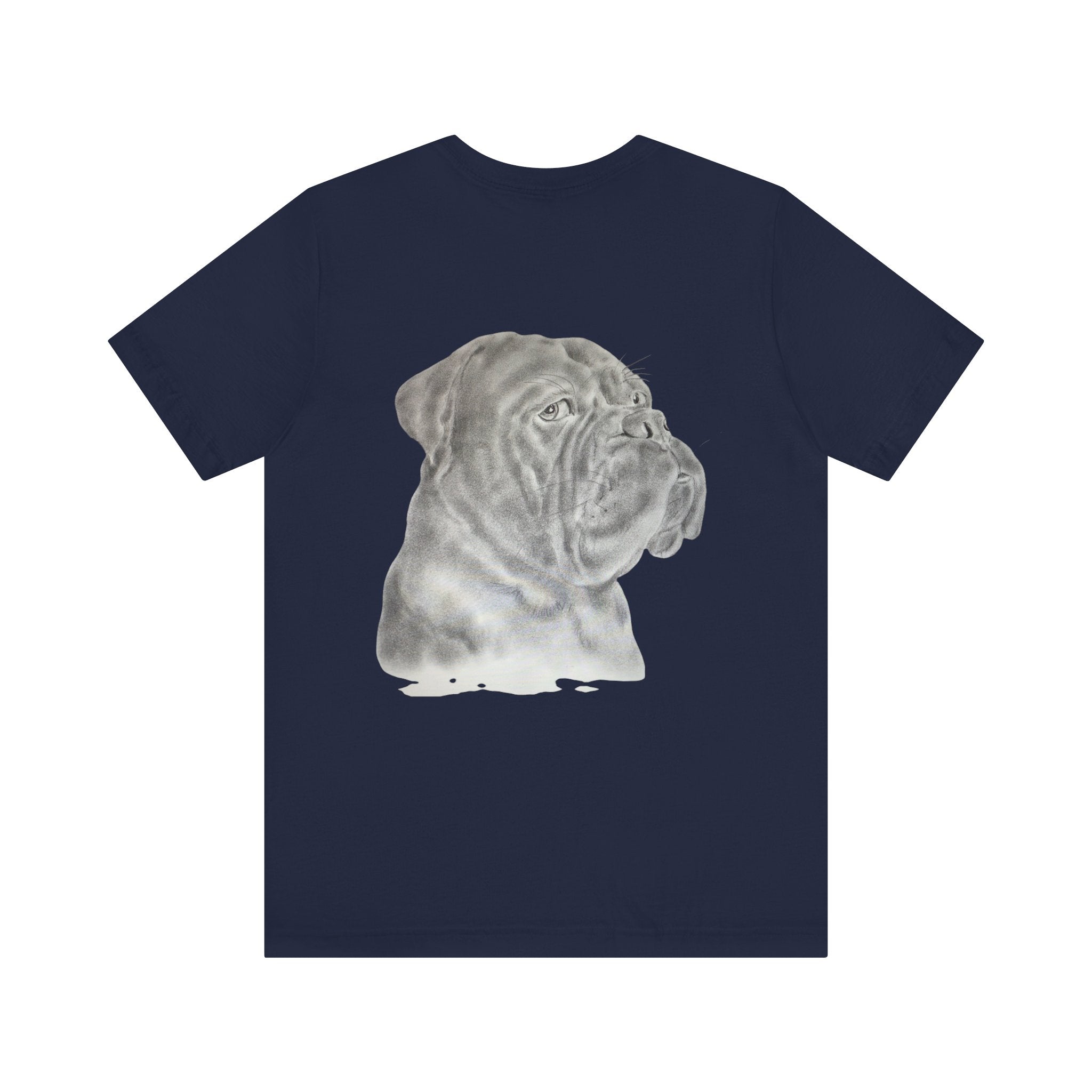 Bonzo Portrait Tee — Realistic Dog Art Graphic T-Shirt