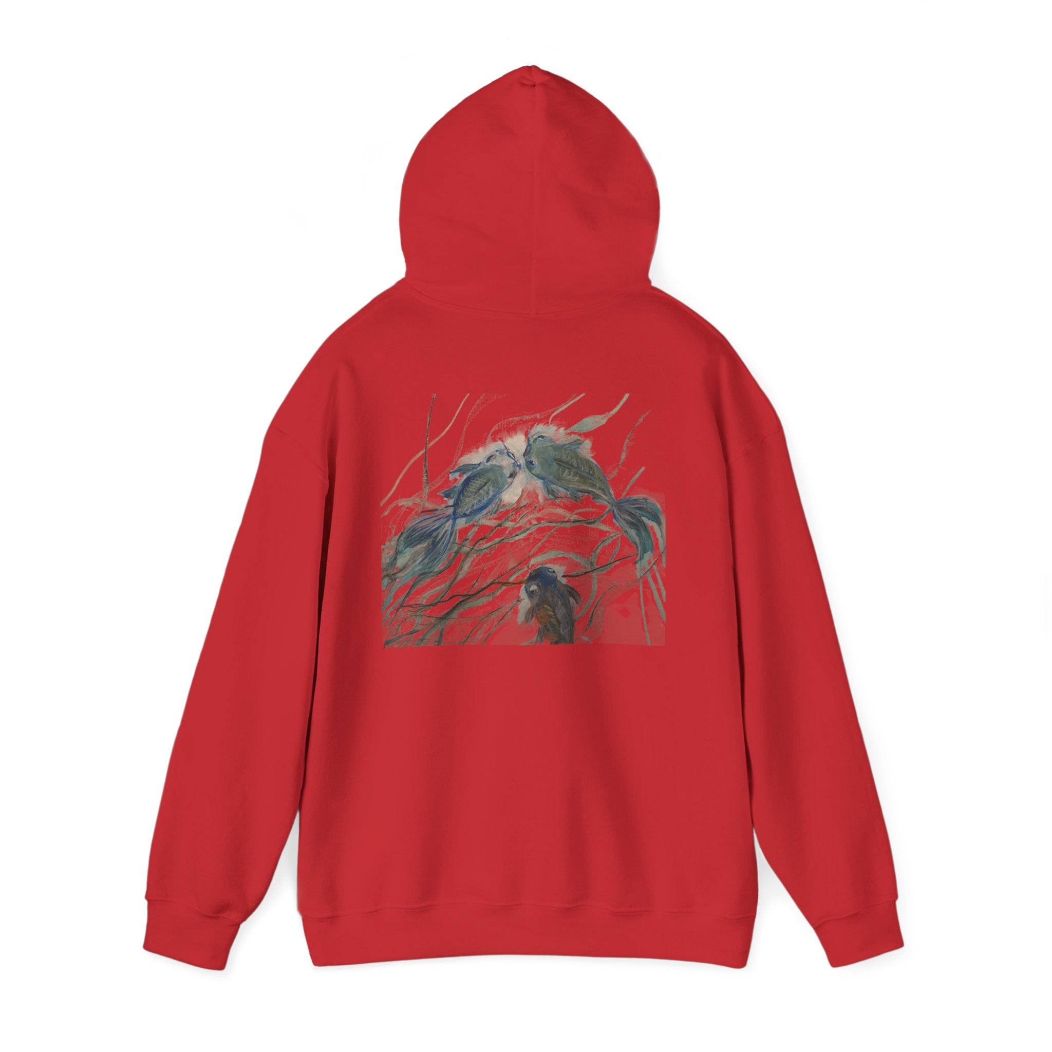 Koi Fish Swimming - Hoodie
