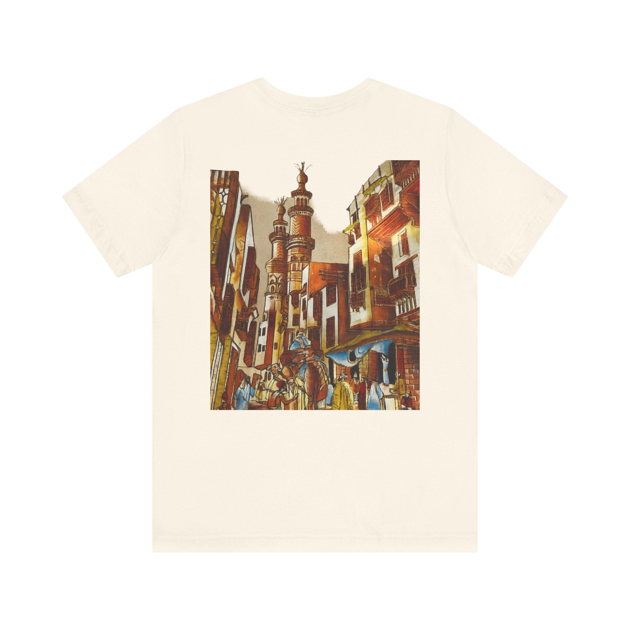 City Market Vintage Art Tee — Egyptian Scene Graphic T-Shirt