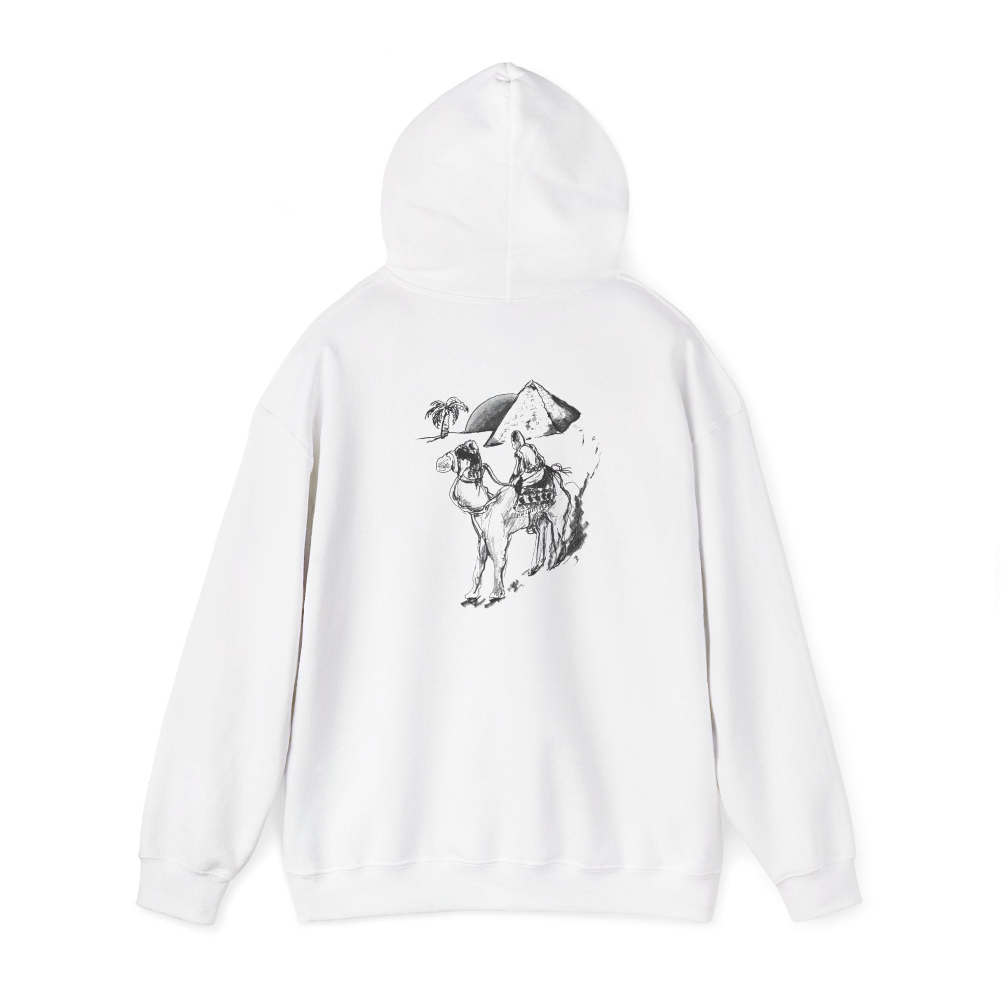 Camel Sketch Hoodie — Eastern Graphic Pullover