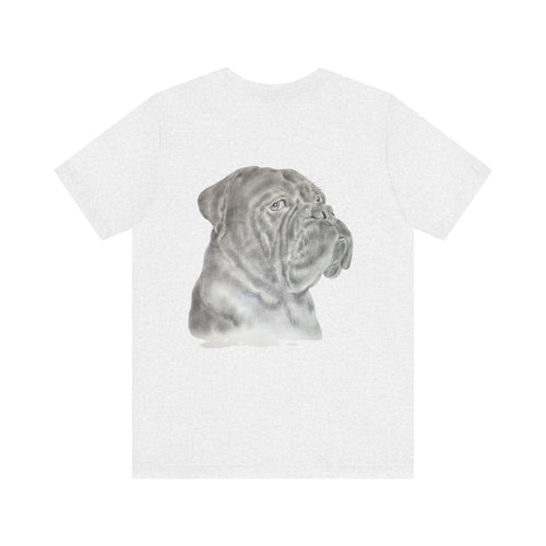 Bonzo Portrait Tee — Realistic Dog Art Graphic T-Shirt