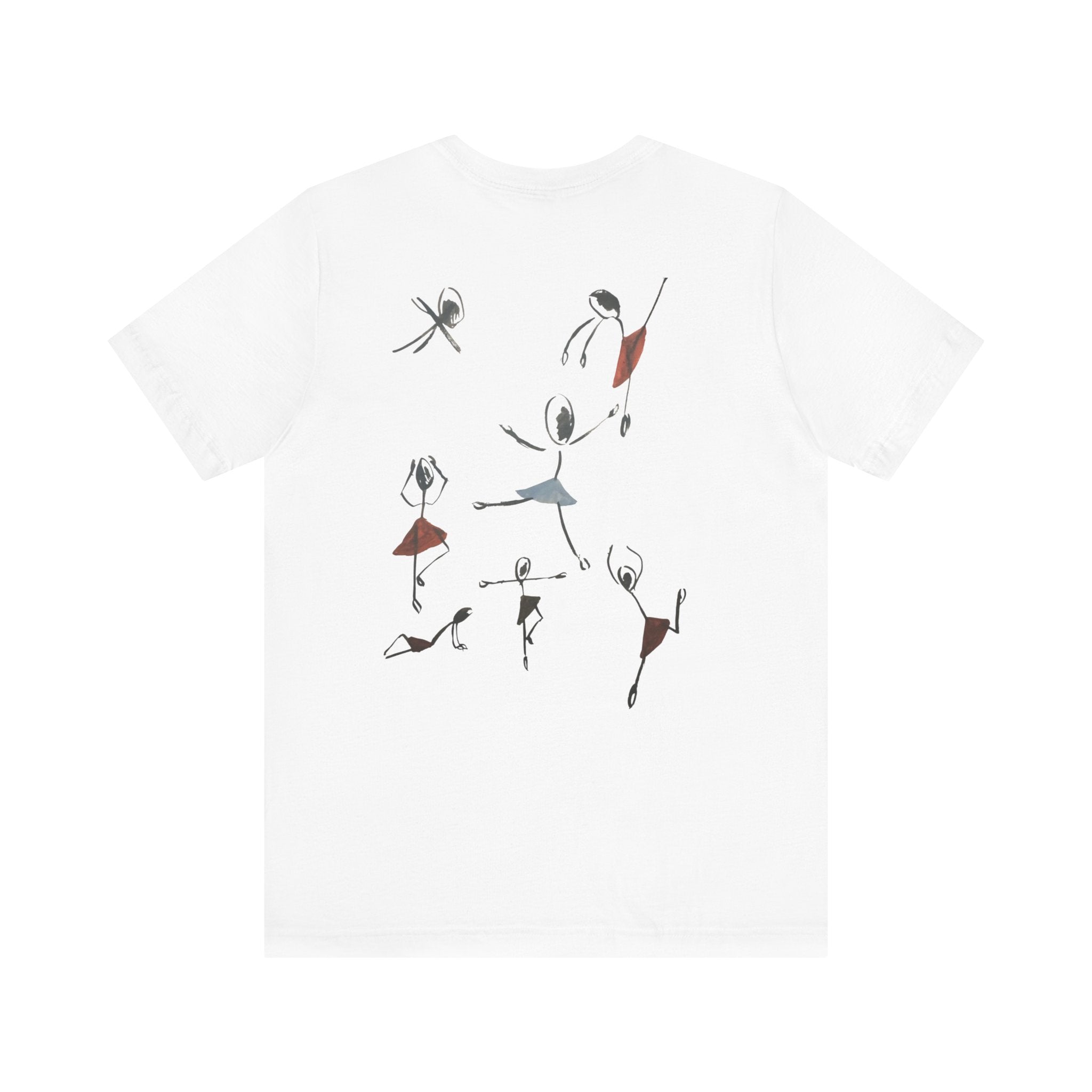Dancer Sketch Tee — Minimal Ballet Silhouettes Graphic T-Shirt